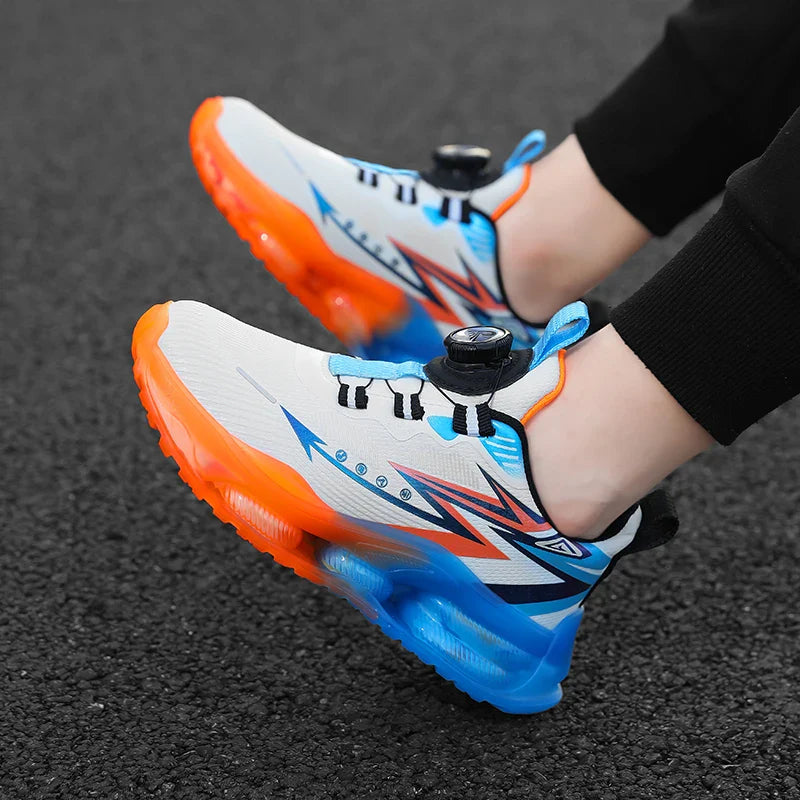 Autumn Origin Boys Sneakers 4-10 Years Anti-slip School Sports Shoes Fashion Trainer Kid's Footwear for Boys