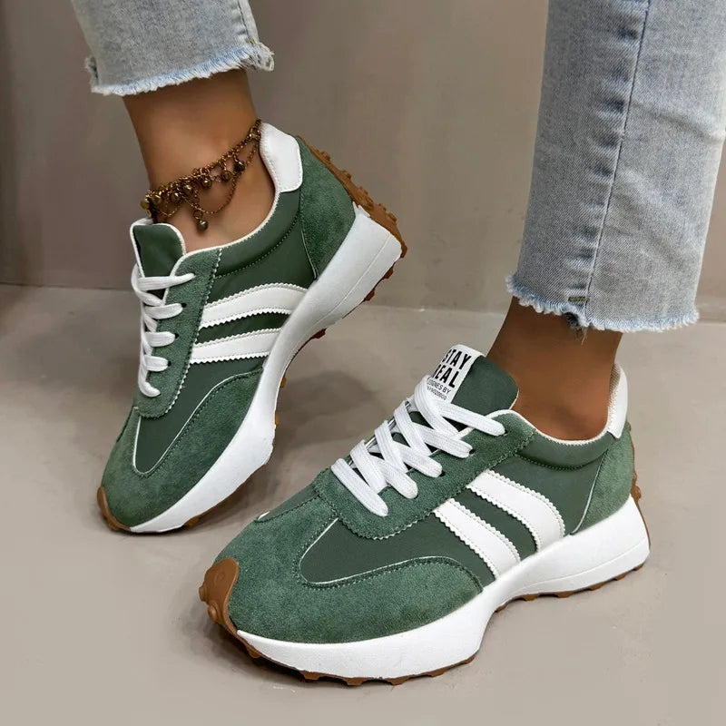 Women Sneakers 2025 New Spring Autumn Brand Vulcanize Shoes Casual Footwear Light Flat Breathable Shoes Женская Обувь