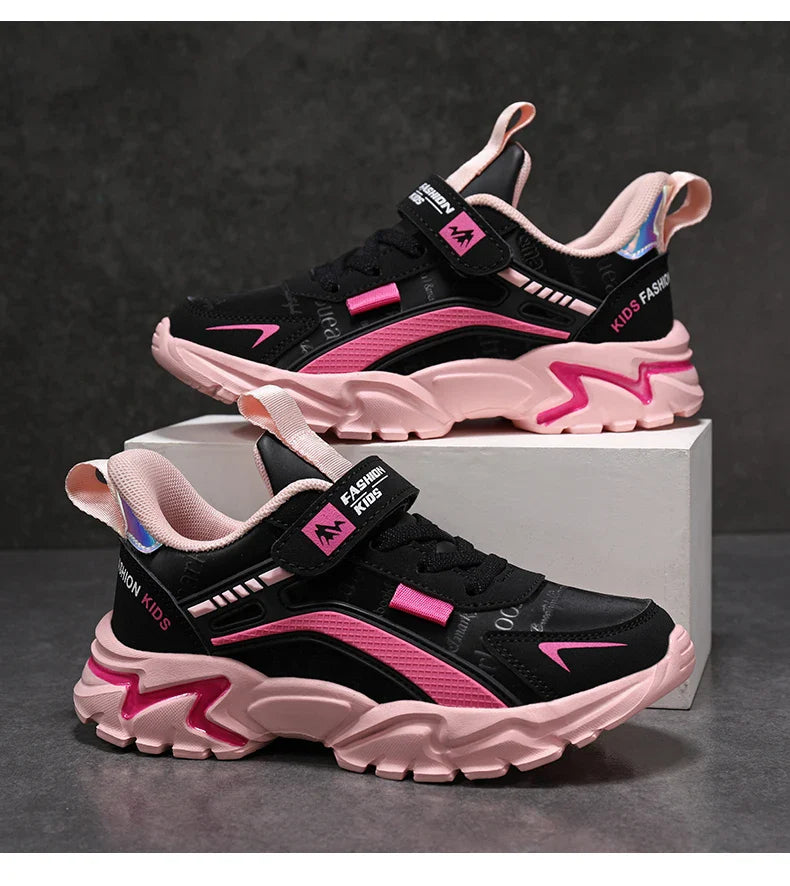 Kids Girls Shoes Running School Casual Sports Breathable Non-slip Sneakers Basketball Children Outdoor Walking Tennis All Season