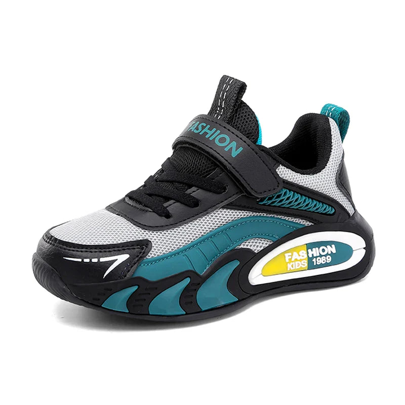 Children's Sneakers for Boys Breathable Mesh Running Sports Shoes Lightweight Students Kids Casual Walking Shoes Non-Slip