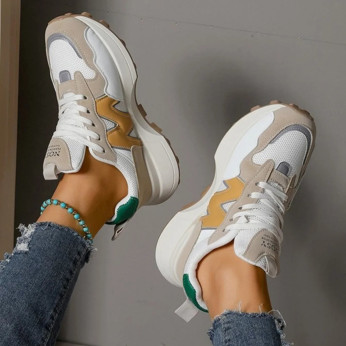 Women New Breathable Sneakers High-end Sport Balance Fashion Shoes for Women Office Trend Luxury Sneakers Women Zapatos De Mujer