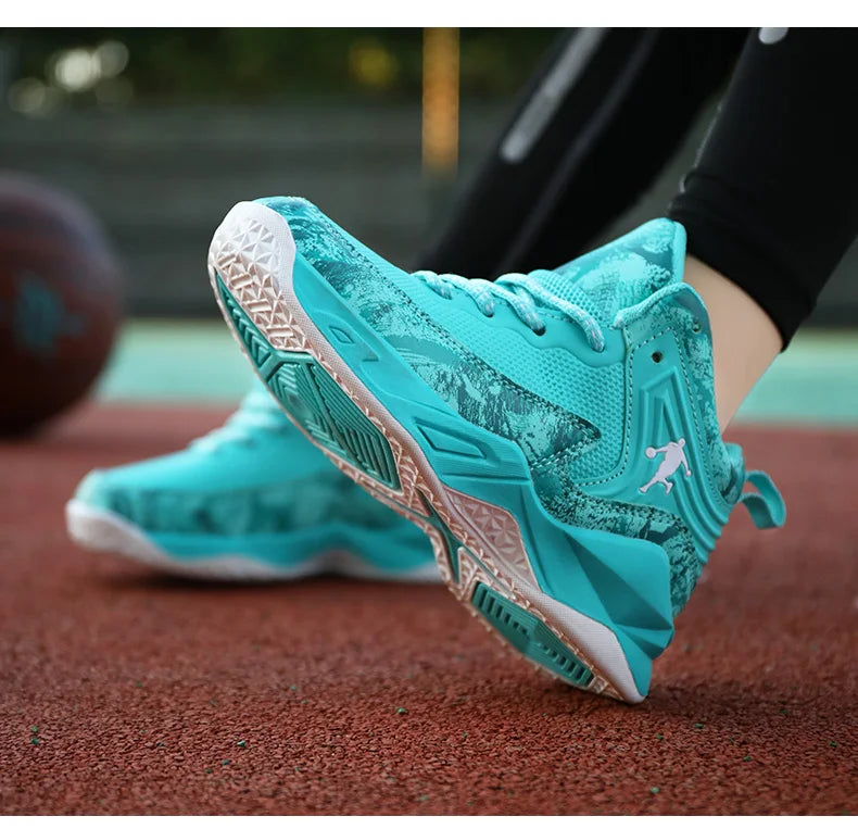 Children's Basketball Shoes for Boys Kids Sneakers Outdoor Non-slip Sports Running Child Girls Basket Trainer Shoes Walking Shoe