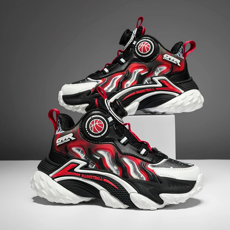 Childrens Sneakers Fashion New Lightweight Non-Slip Training Boys Basketball Shoes School Running Sports Tennis Shoes for Kids