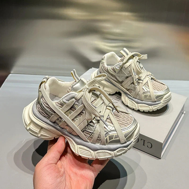 2025 New Winter Kids Shoes Boys Non Slip Sneakers Fashion Outdoor Snow Boots Warm Sports Shoes Child Hot Selling Casual Shoes