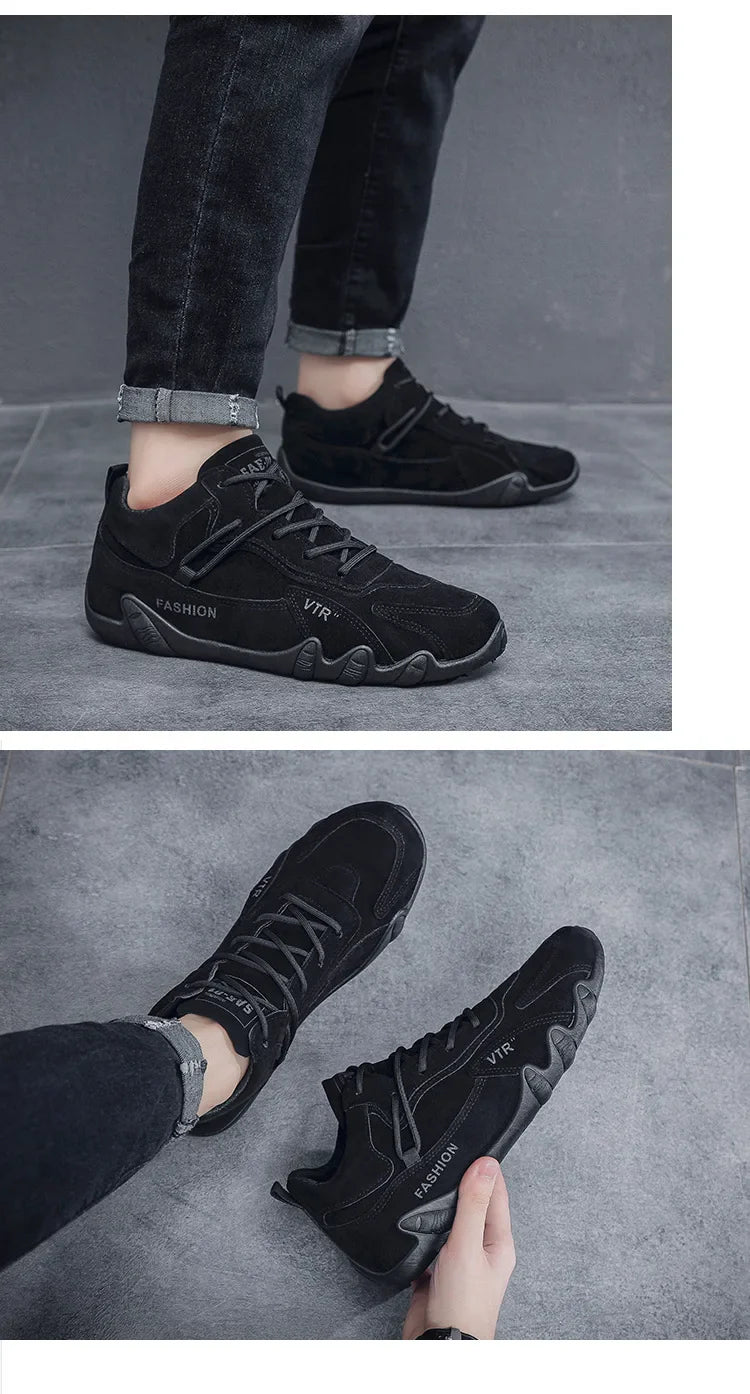 men shoes breathable non slip work shoes for male fashion sneakers outdoor walking flats skateboard sneakers (Available)