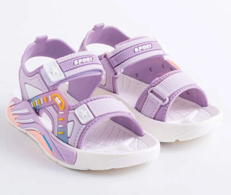 Summer Kids' Sandals Unisex Soft Bottom Casual Beach Shoes for Primary School Students Boys & Girls