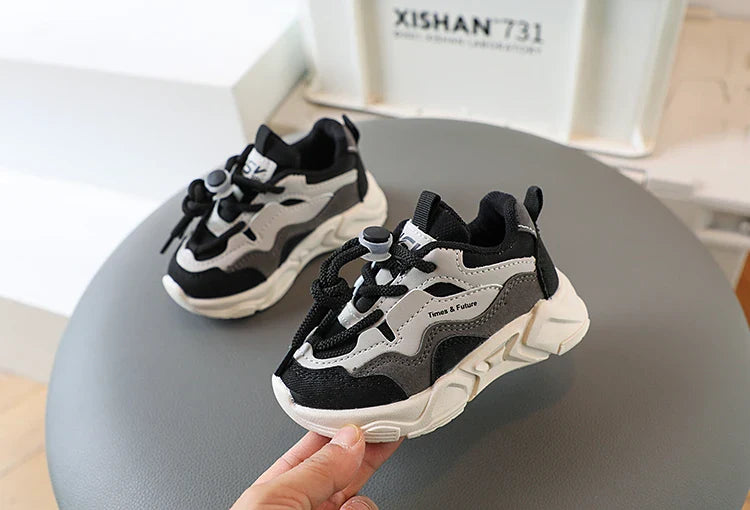 Baby Boys Shoes Kids Casual Sneakers Running Sports Shoes 2023 Spring Autumn Toddlers Boys Girls Shoes Fashion Soft for School