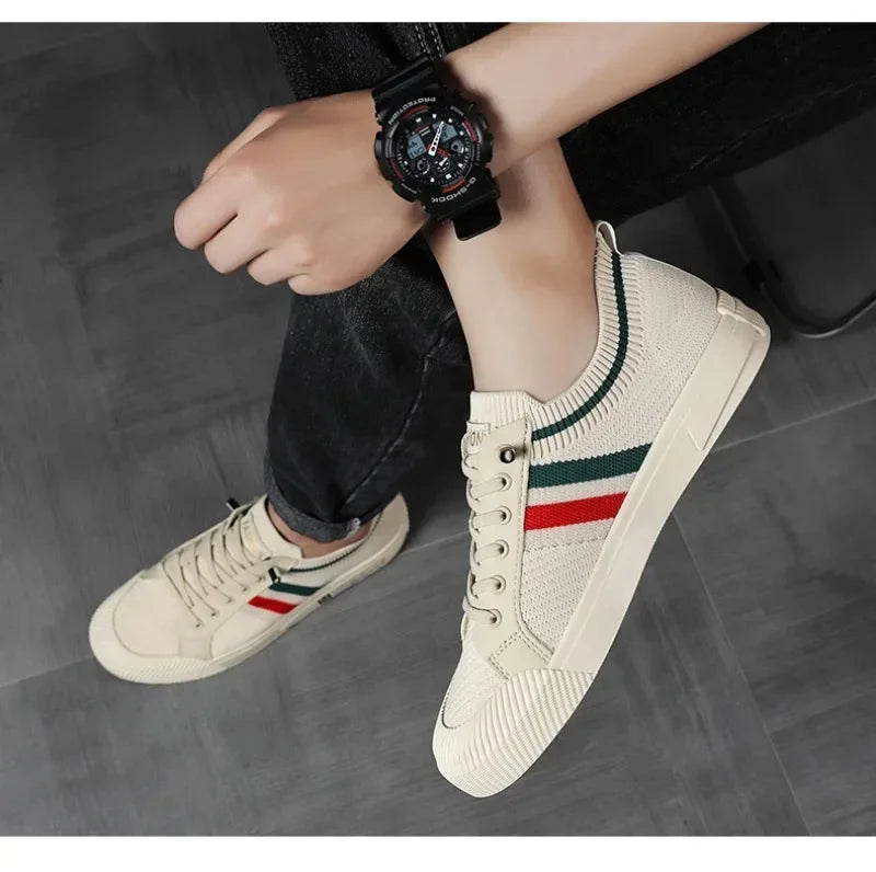 Fashion Sneakers for Men Light Mesh Breathable Outdoor Walking Loafers Male Flats Zapatos Para Hombres Luxury Men‘s Casual Shoes  (Available)