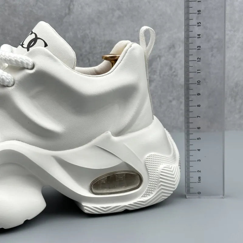 Men Shoes Designer Luxury Casual Sneakers Breathable Platform Shoes for Men Fashion Height Increasing Comfortable Non-slip Shoes (Available)
