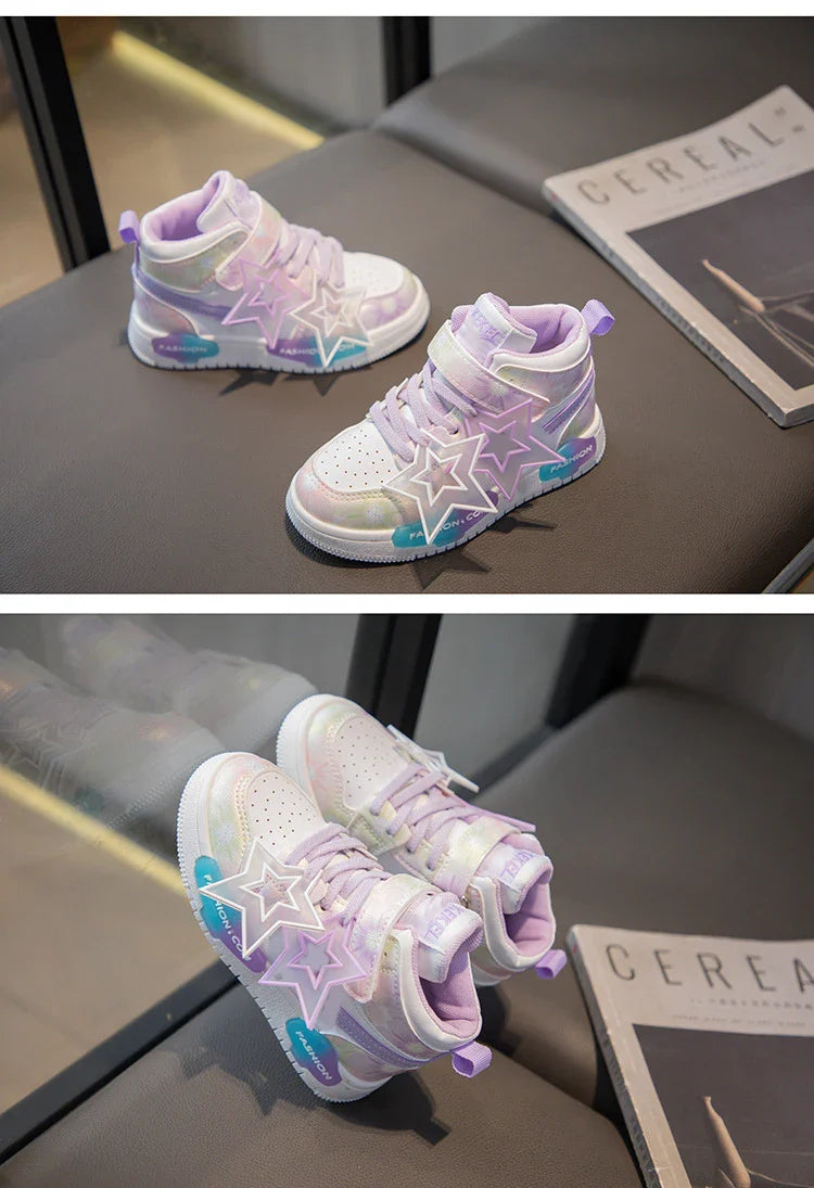 Spring Kids Shoes Fashion Classic Non-slip Children Sneakers 2024 Autumn New Walking Shoes for Girls Casual Outdoor