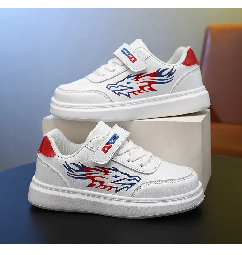 Children's Sports Shoes Boys Casual Running Sneakers Breathable Non-Slip Flat Walking Shoes Fashion Kids Athletic Footwear