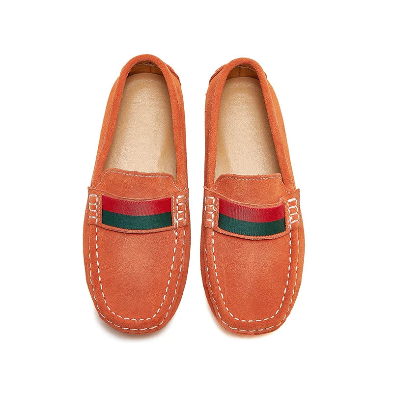 Hot Children Leather Shoes Boys Girls Kids Loafers Slip-on School Flats Casual Sneakers Performance Formal Occasions Party Shoe