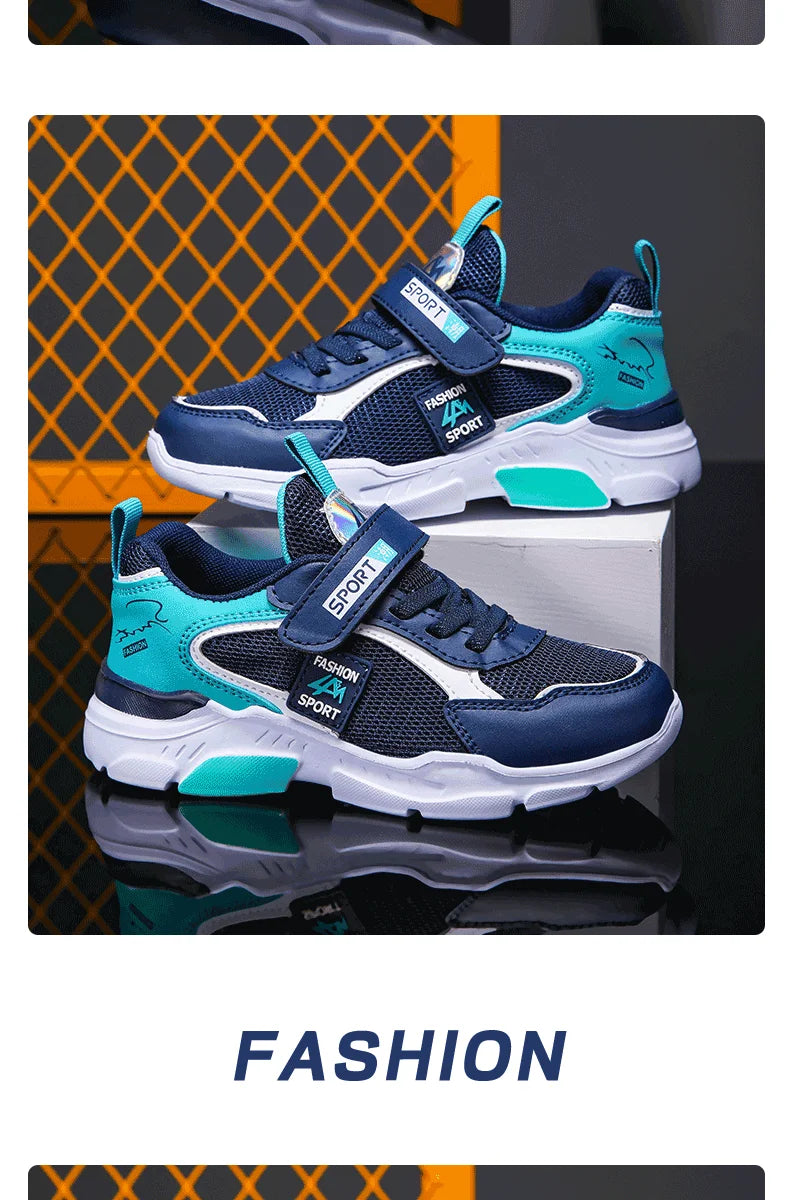 Kid Sneakers Sport Shoes for Boys Girls Fashion Children Breathable Mesh Comfort Casual Non-Slip Outdoor Running Shoes