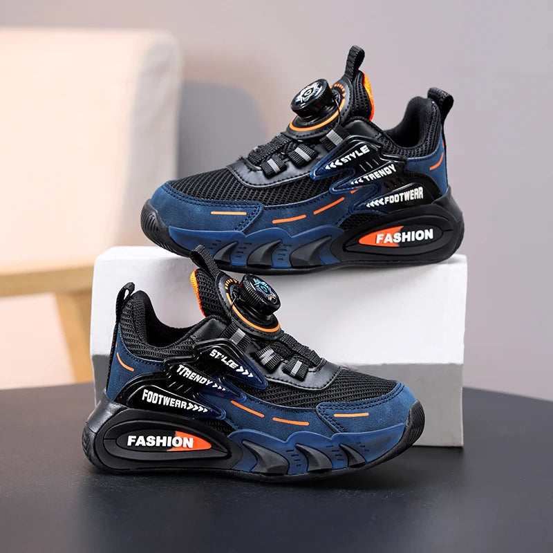2025 Autumn Kids Sneakers Mesh Boys Sports Shoes Breathable Running Shoes Lightweight School Casual Walking Outdoor Tenis Shoes