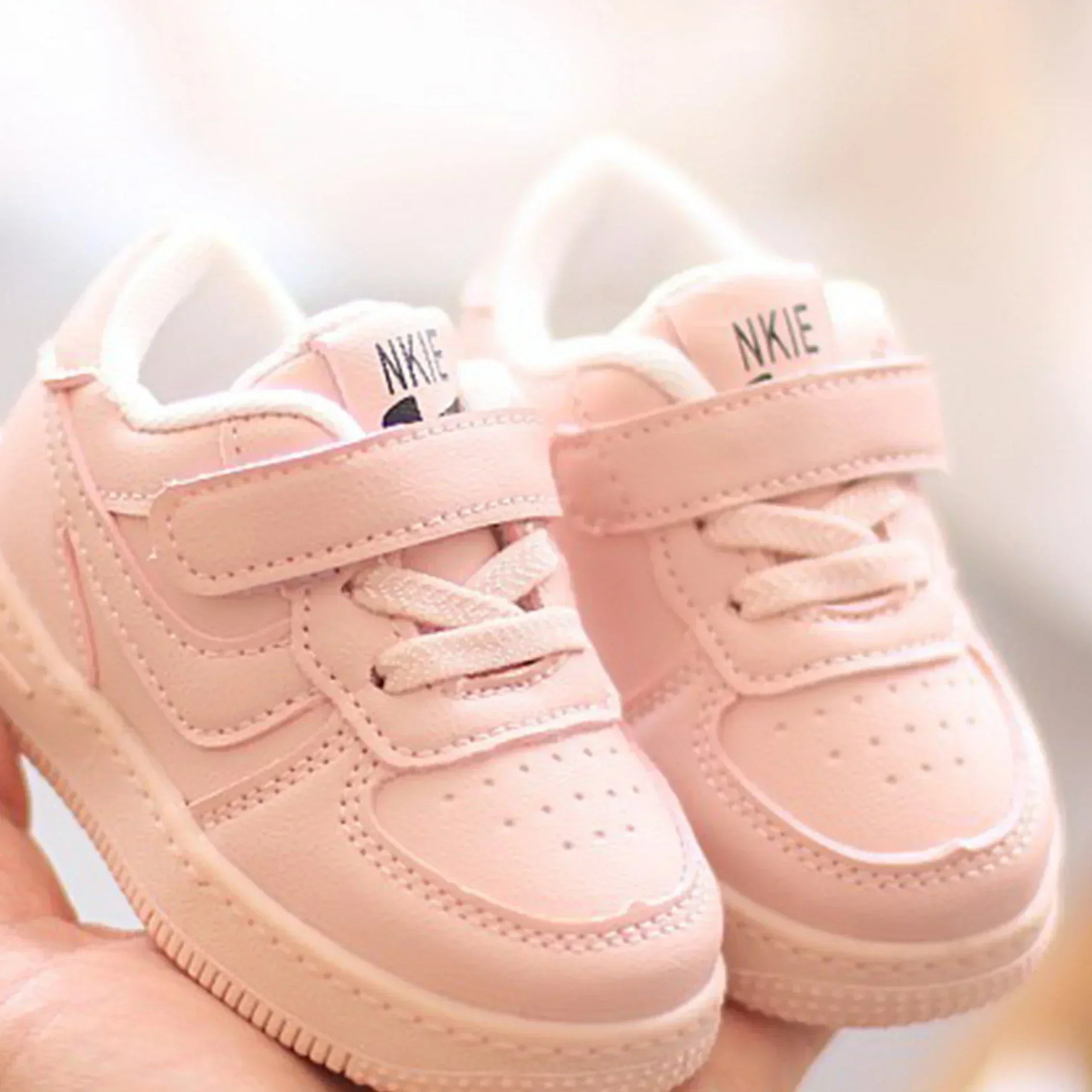 Children's Fashion Sneakers New Kids White Non-slip Casual Shoes Boys Girls Breathable Sneakers Toddler Outdoor Sports Shoes