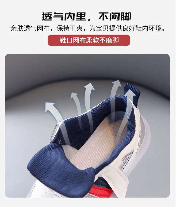 Boys Sneakers Sensor Lights Luminous Board Shoes Lightweight Skateboard Sneaker Kids Toddler Shoe Girls Walking Sport Footwear