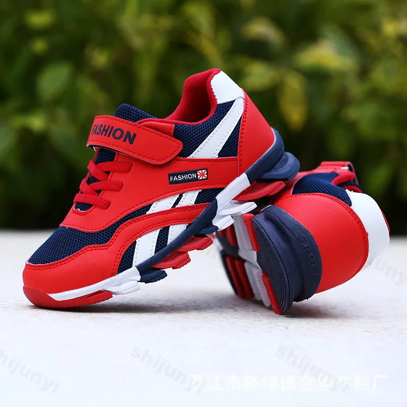 Boys' Fashion Trend Low Top Thick Sole Casual Sports Shoes 2025 Autumn New Style Childrens' Comfortable Platform Chunky sneakers