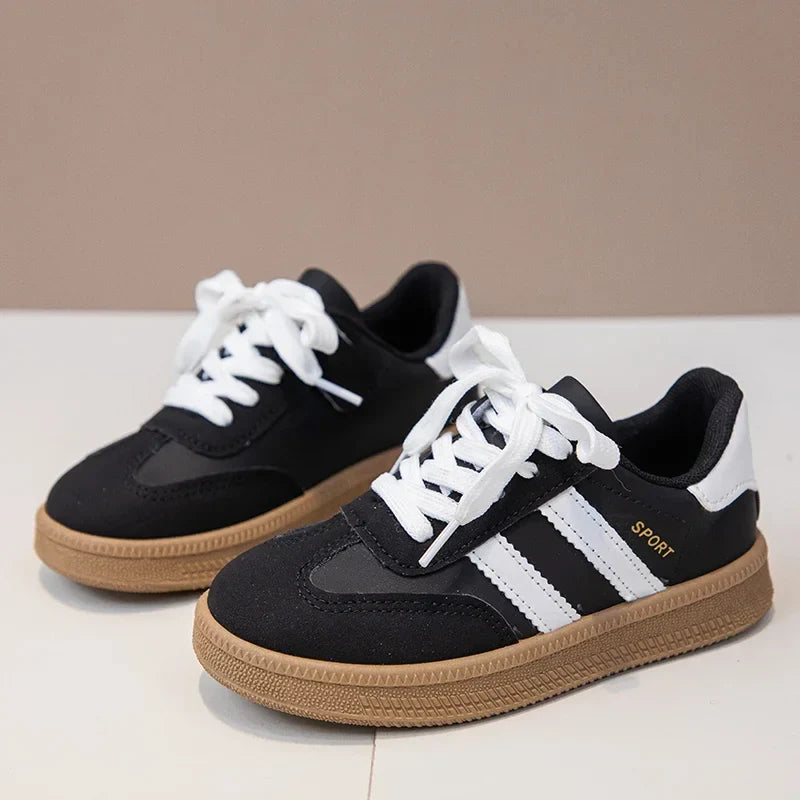 Kids Sneakers for Girls 2025 Spring Autumn New Boys Sneakers Fashion Patchwork Versatile Children Causal Tennis Shoes Hook Loop