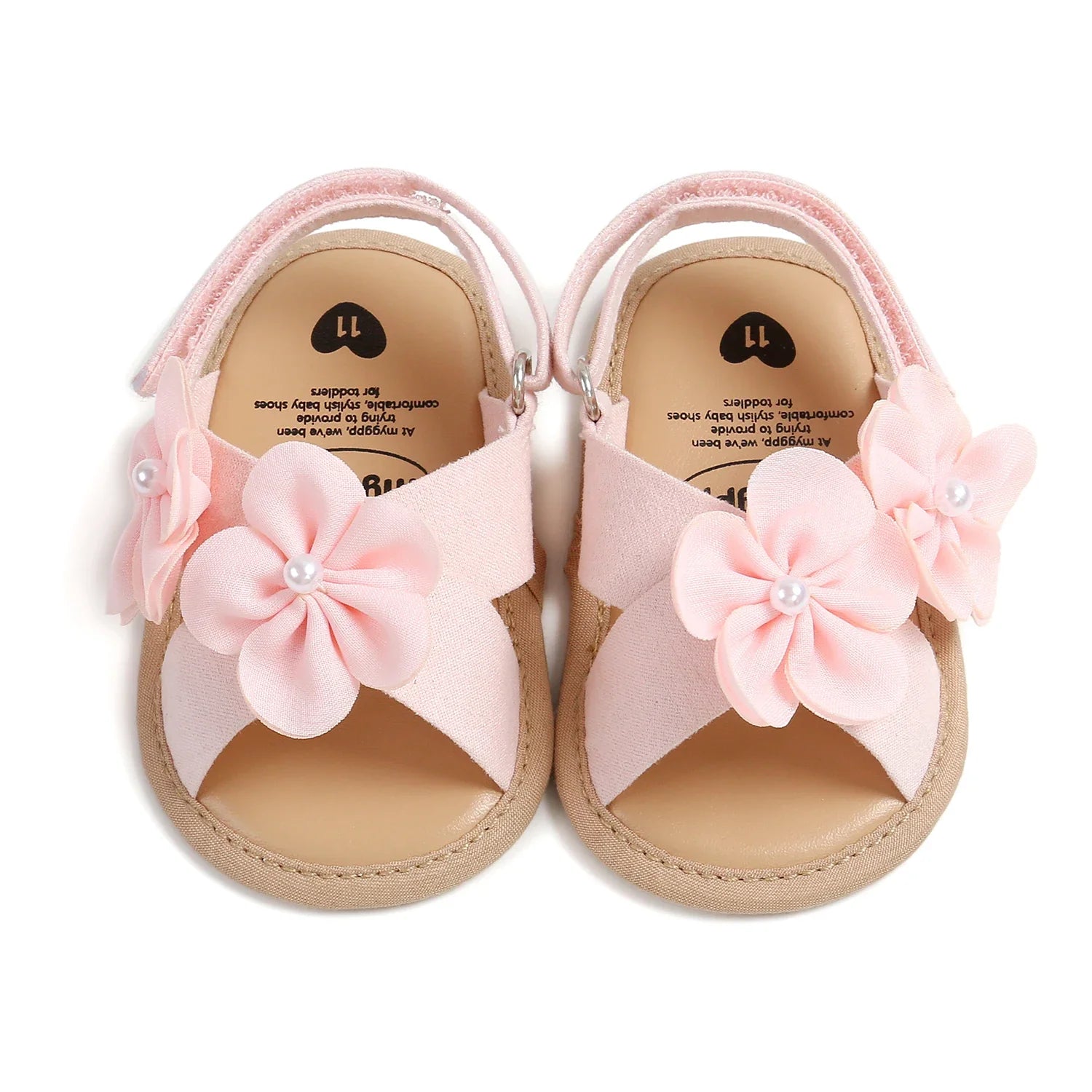Baby Girls Sandals Summer Shoes Outdoor First Walker Toddler Girls Shoes for Summer