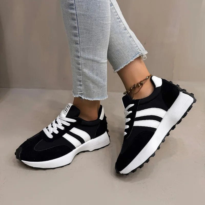Women Sneakers 2025 New Spring Autumn Brand Vulcanize Shoes Casual Footwear Light Flat Breathable Shoes Женская Обувь