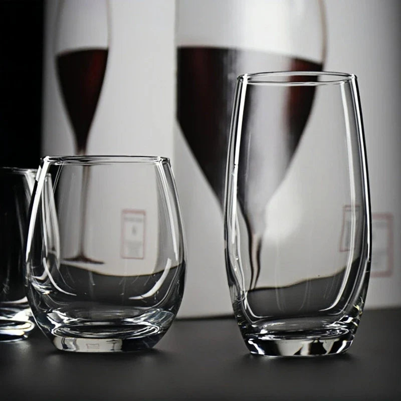 Whiskey Glass Clear Whiskey Bar Cocktail Glasses Drinking Glasses Scotch Liquor Barware Beer Milk Shake Juice Latte Cup