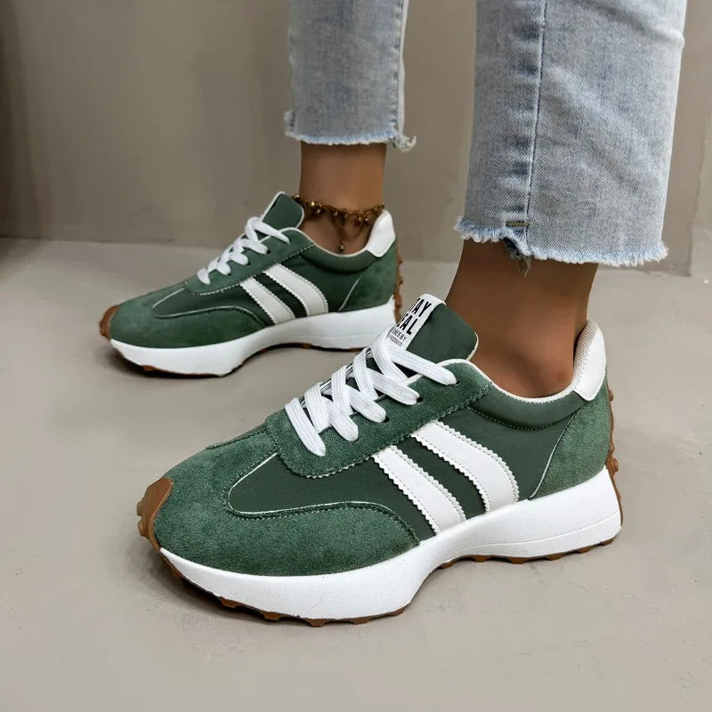 Women Sneakers 2025 New Spring Autumn Brand Vulcanize Shoes Casual Footwear Light Flat Breathable Shoes Женская Обувь