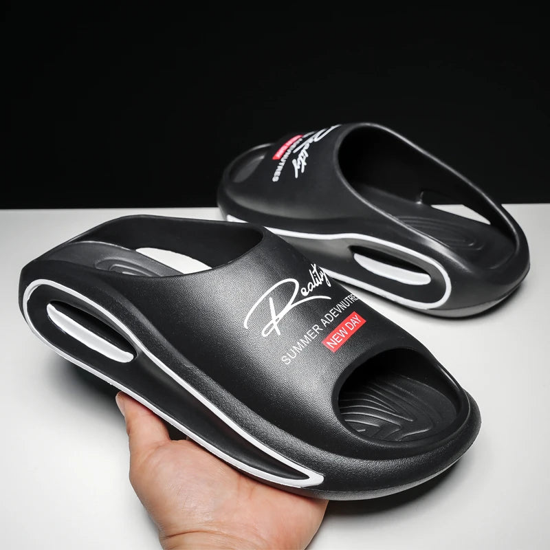 Men's Slippers New Style Casual Soft-Soled Home Sandals Non-Slip Thick-Soled Comfortable Lightweight Beach Shoes