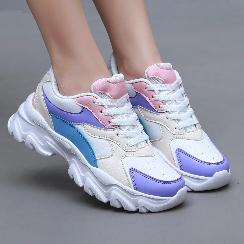 Women's Sneakers Flats Casual Shoes Woman Comfortable Anti Slip Female Sneakers Vulcanize Platform Outdoor Sports Shoe for Women