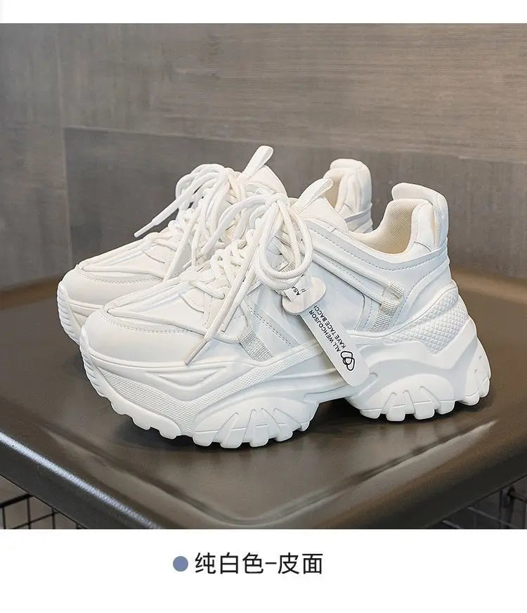 Women's Shoes Casual Shoes Spring Sneakers Platform Woman-shoes Tennis Female Fashion Thick Sole 2024 Roses Trainers Increased I