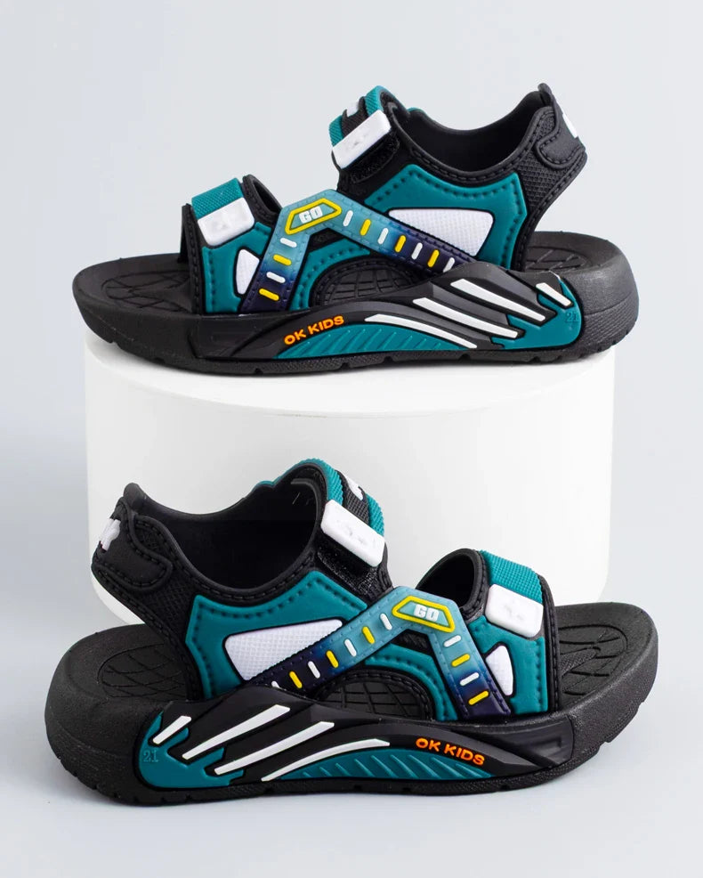 Summer Kids' Sandals Unisex Soft Bottom Casual Beach Shoes for Primary School Students Boys & Girls