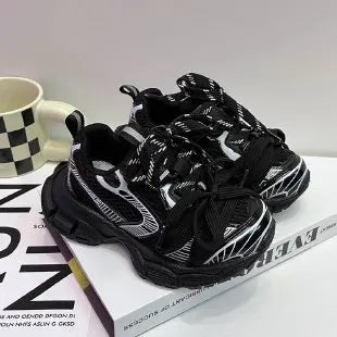 Children's Sneakers Chunky 2025 New Girls Basketball Shoes Fashion Versatile Kids Causal Boys Sports Shoes for School Breathable