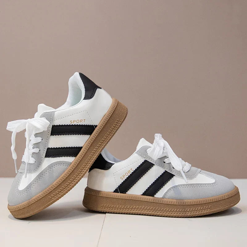 Kids Sneakers for Girls 2025 Spring Autumn New Boys Sneakers Fashion Patchwork Versatile Children Causal Tennis Shoes Hook Loop