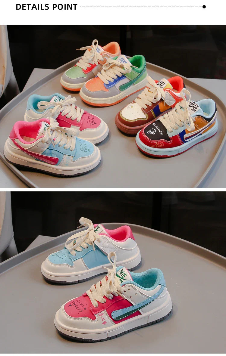New Style Spring Autumn Children's Casual Sneakers Comfortable Breathable Sports Shoes for Boys and Girls Kids Shoes