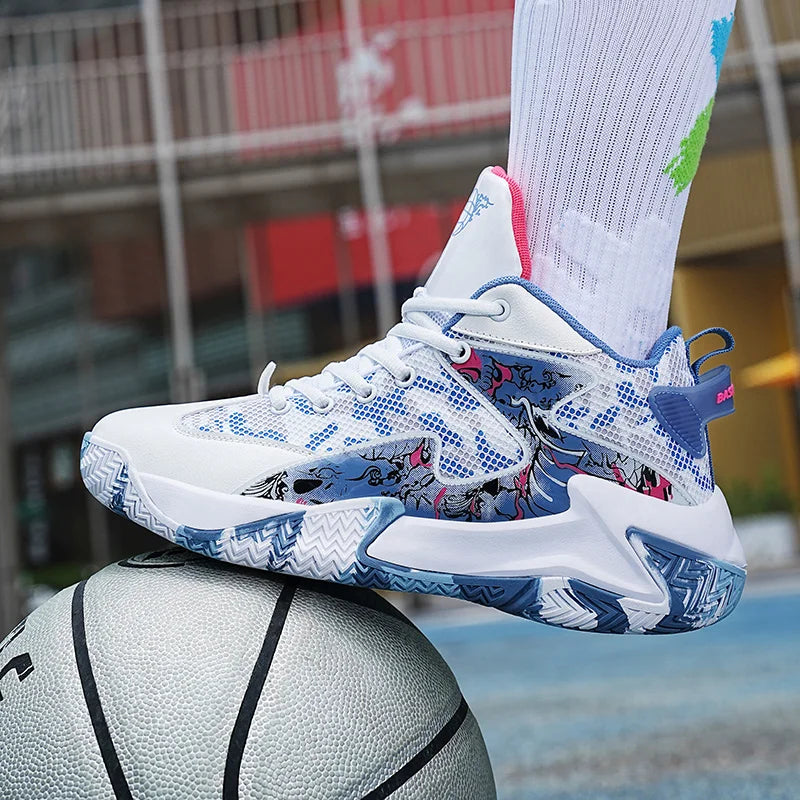 Men Basketball Shoes Unisex Breathable Athletic Light Sports Shoes Trainer Women Outdoor Unisex High Quality Sneakers