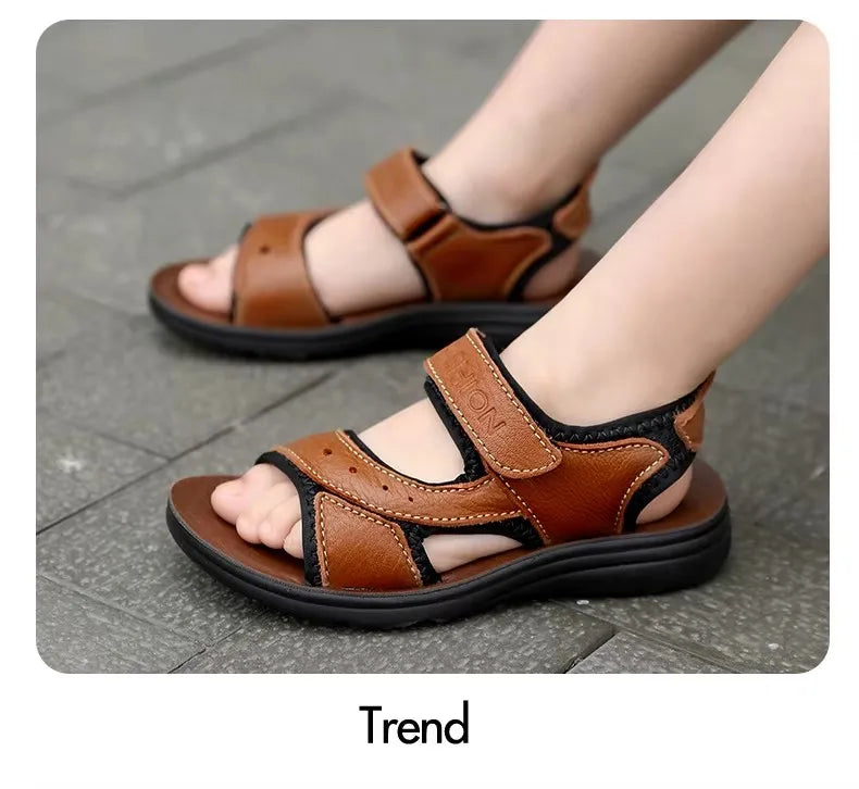 Summer Kids Sandals Soft Non-slip Children Shoes Beach Shoes Boys Casual Outdoor Walking Slippers Comfortable Sneakers