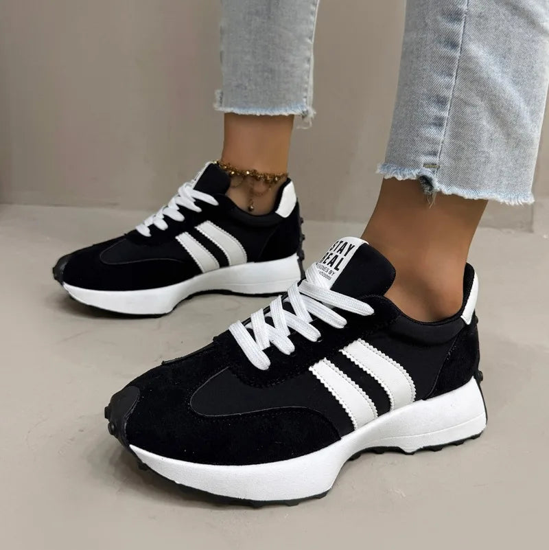 Women Sneakers 2025 New Spring Autumn Brand Vulcanize Shoes Casual Footwear Light Flat Breathable Shoes Женская Обувь