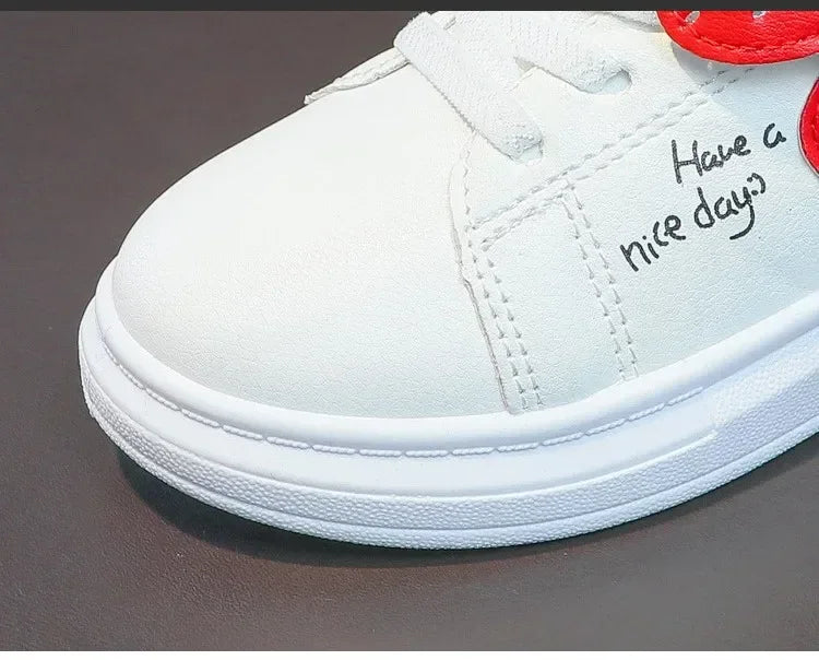 girl shoes 2025 spring autumn sports shoes children's soft-soled sneakers student skate shoes casual shoes