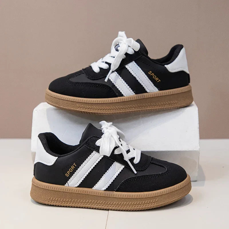 Kids Sneakers for Girls 2025 Spring Autumn New Boys Sneakers Fashion Patchwork Versatile Children Causal Tennis Shoes Hook Loop