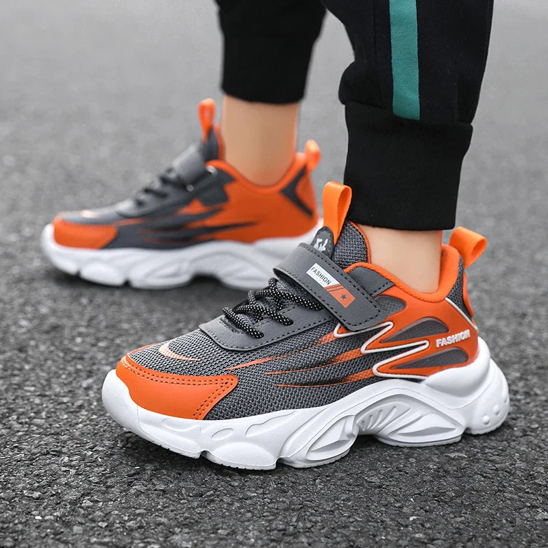 Children's Sports Shoes Summer Classic Outdoor Mesh Breathable Anti Slip Lightweight Running Shoes for Boys and Girls