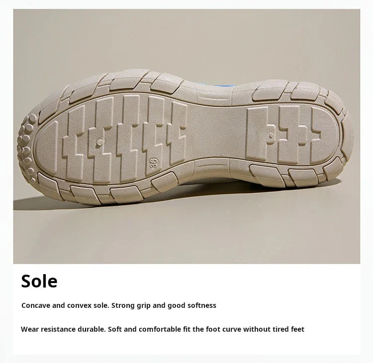 Women's Shoes Casual Platform Shoes Women Round Toe Lace-Up Tennis Vulcanized Sneakers New Style Korean Couple Elderly Shoes