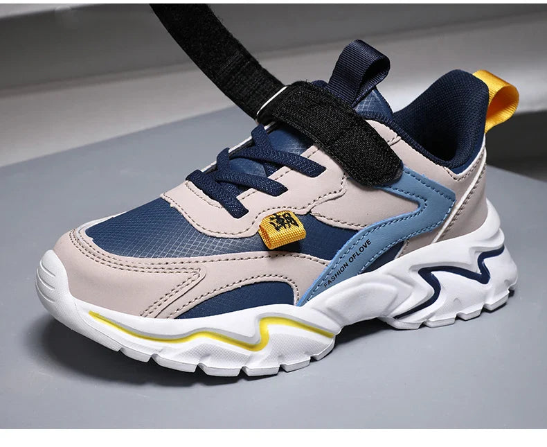 Fashion Children Sneakers Boys Shoes Leather Pu Kids Shoes School Casual 6 To 12 Years Sports Tennis Sneakers for Girls