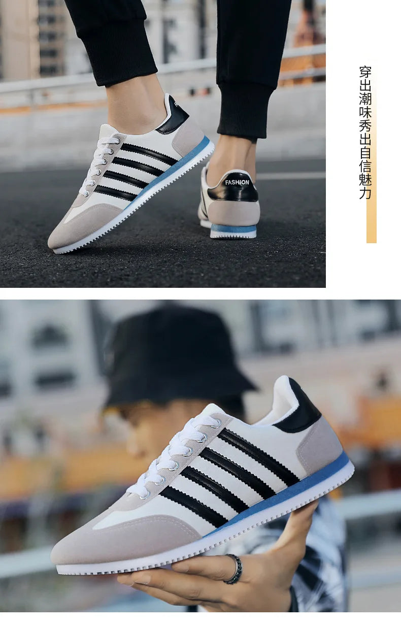 Men's Shoes Trend Casual Shoes for Men Breathable Flat Shoes Outdoor Fitness Free Sports Male Shoes Comfortable Vulcanized Shoes   (Available)