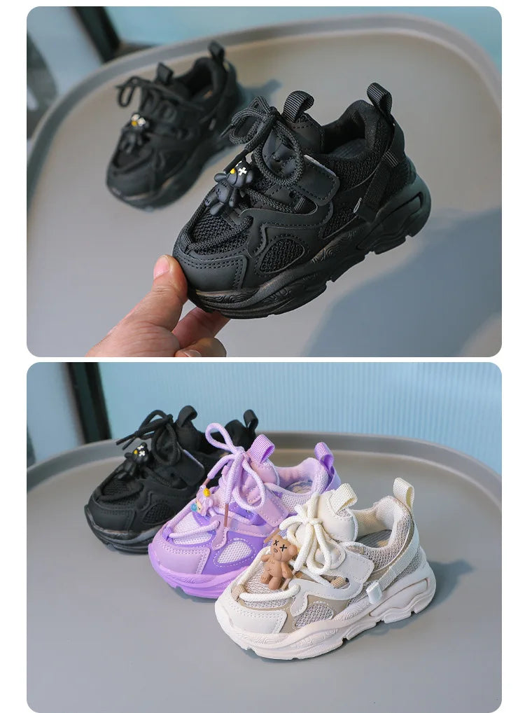Child Sneaker Autumn New Girl's Sneakers Hollowed Out Single Mesh Boys' Casual Shoe Comfort Casual Shoes for Child Zapatos Niña