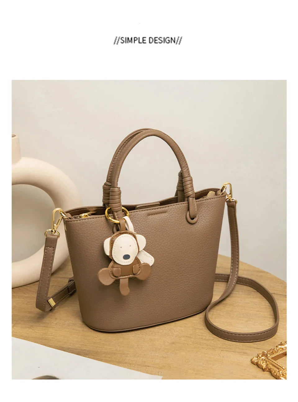 2024 New Bucket Bag for Women, Fashionable and Versatile, Handheld, Diagonal, High End, Single Shoulder, Small and Unique Design