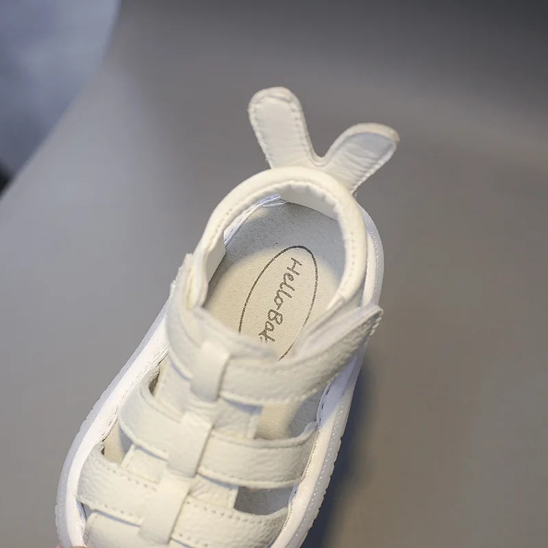 Baby Girls Genuine Leather Sandals Boys Summer Shoes Infant Toddler Shoes Non-slip Soft-soled Kids Children Casual Beach Sandals