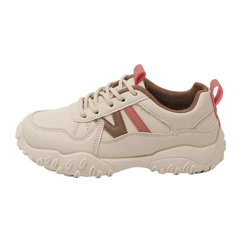 Low-top casual sneakers for women, versatile sports shoes, chunky dad shoes, slip-resistant and durable fashion shoes, KT299-1
