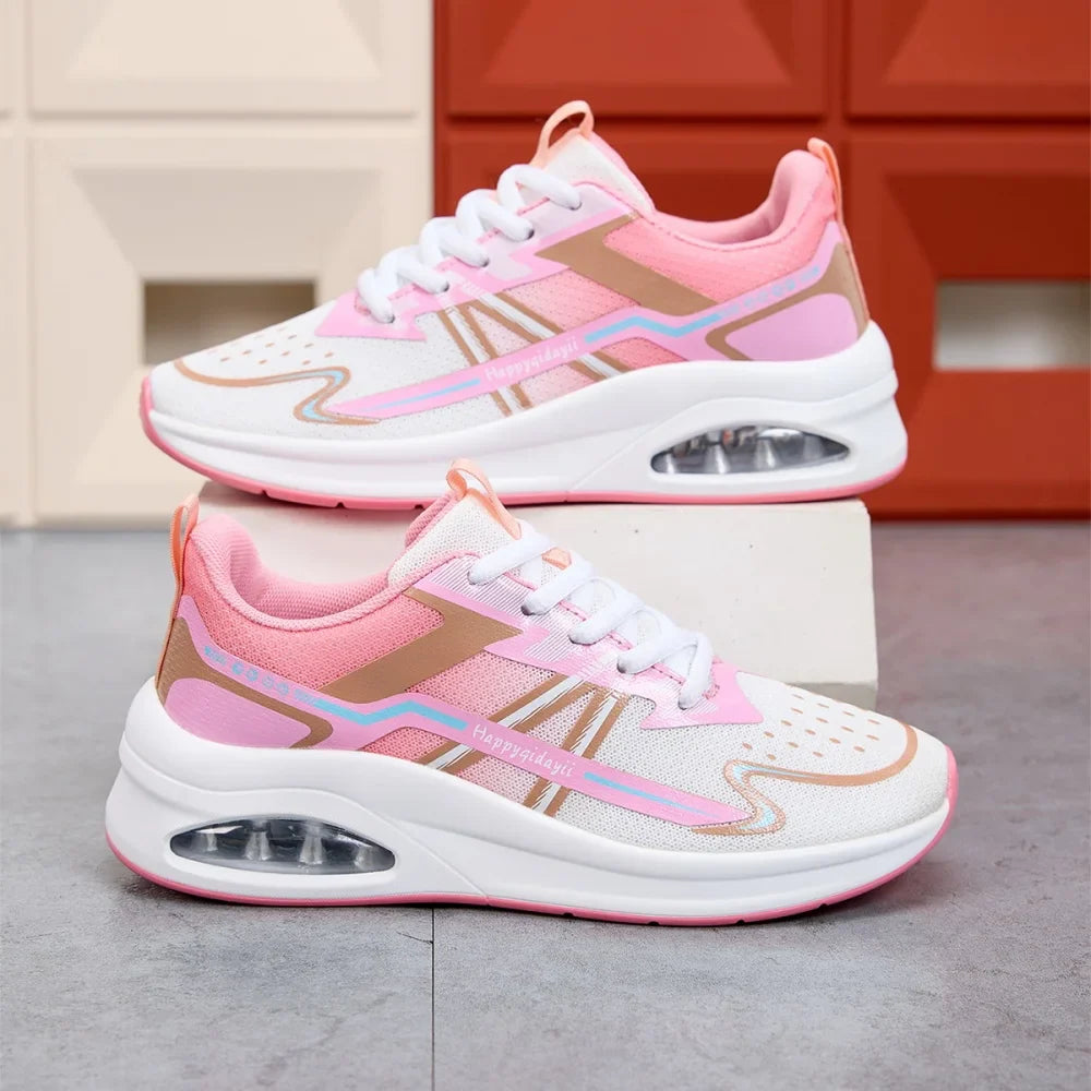 Women's Running Shoes Comfortable Breathable Sports Sneakers Wear-resistant Anti-slip Shoes Shock-absorbing Training Sneakers