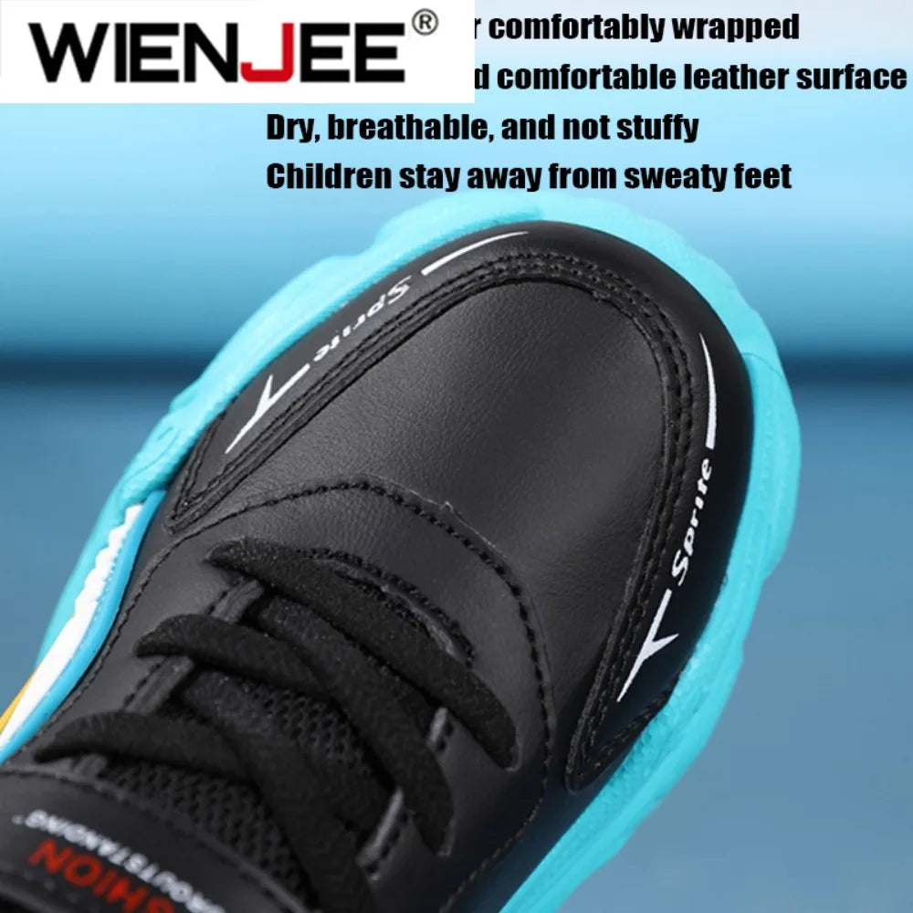 Boys' Kids Fashion Sneakers Lightweight Sports Running Shoes for Children Non-Slip Comfortable Outdoor Athletic Tennis Shoes