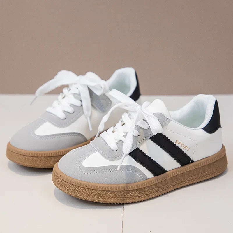 Kids Sneakers for Girls 2025 Spring Autumn New Boys Sneakers Fashion Patchwork Versatile Children Causal Tennis Shoes Hook Loop