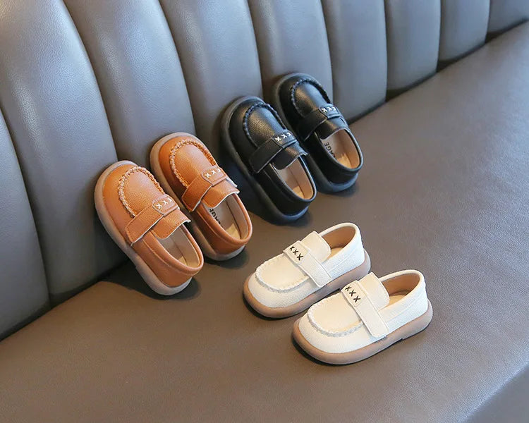 Little Boys Casual Loafers for  Fashion 2025 Spring Autumn Toddlers Kids Leather Shoes Slip-on Shoes Soft Flats New boys shoes